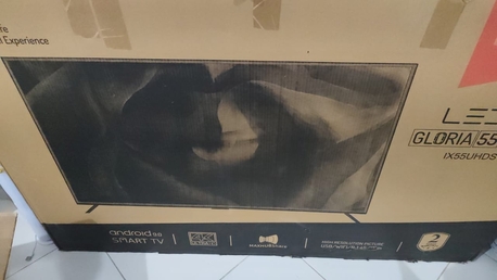 SAR 650 | Impex 55″ Smart TV | 4K Ultra HD LED | Gloria Black | Good Condition