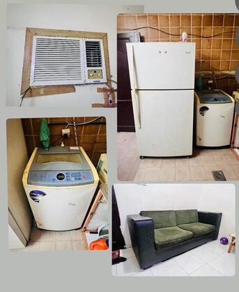 SAR 500 | Fridge, Washing Machine, AC & Furniture | Household Items for Sale