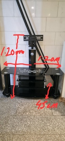 SAR 100 | Glass TV Stand for LCD/LED TVs