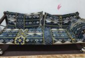 SAR 1,200 | Majlis Sofa Set (3 Pieces) | 2-Meter Sofa + 2 Pillows + Armrest with Cushion