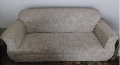 Sofas (Multiple Designs Available) & Double Bed Set (Without Mattress) for Sale