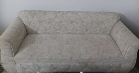 Sofas (Multiple Designs Available) & Double Bed Set (Without Mattress) for Sale
