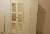 SAR 3,300 | Household Items for Sale | Kitchen Cabinets, Wardrobe, Bunk Bed, 2 Beds & 1 Mattress