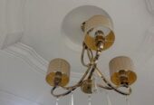 SAR 150 | Decorative Chandeliers | 2 Pcs (6-Bulb & 3-Bulb)