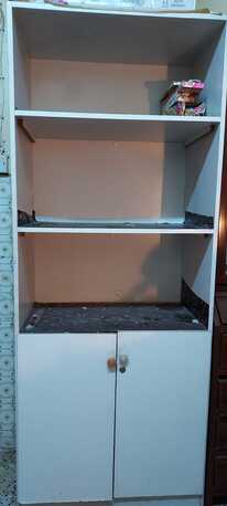 SAR 250 | Wooden Shelf, Geepas Grill & Large Majlis for Sale