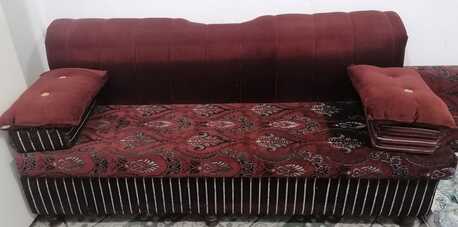 SAR 800 | Used Household Items for Sale | Cooking Range, Double Bed & Two 5-Seater Sofa Sets