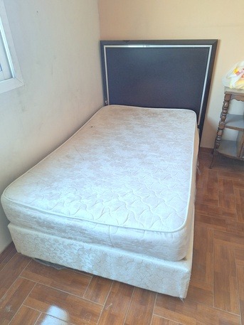 SAR 250|Single Bed With Spring Mattress