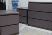SAR 250 | IKEA Chest of Drawers & 2 Side Tables for Sale