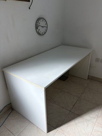 SAR 200 | Final Exit Price Drop | Glass-Top Desk & Chair for Sale
