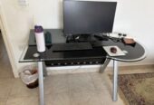 SAR 200 | Final Exit Price Drop | Glass-Top Desk & Chair for Sale