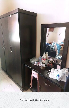 Single Bed Set with Wardrobe & Dressing Table for Sale
