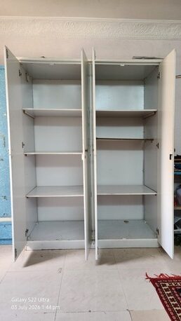 SAR 75| White Wardrobe With Mirror