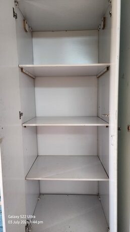 SAR 75| White Wardrobe With Mirror