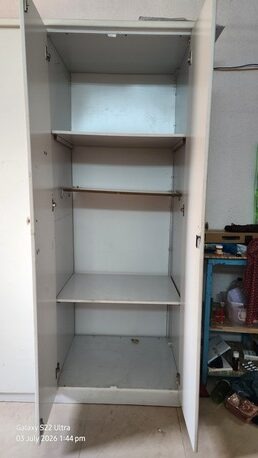 SAR 75| White Wardrobe With Mirror