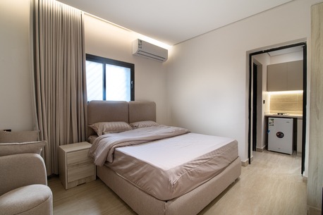 SAR 2,750/Month – Luxury Furnished Studio Apartment, 45 Sq. Meter, Available in Malaz Near Metro Station