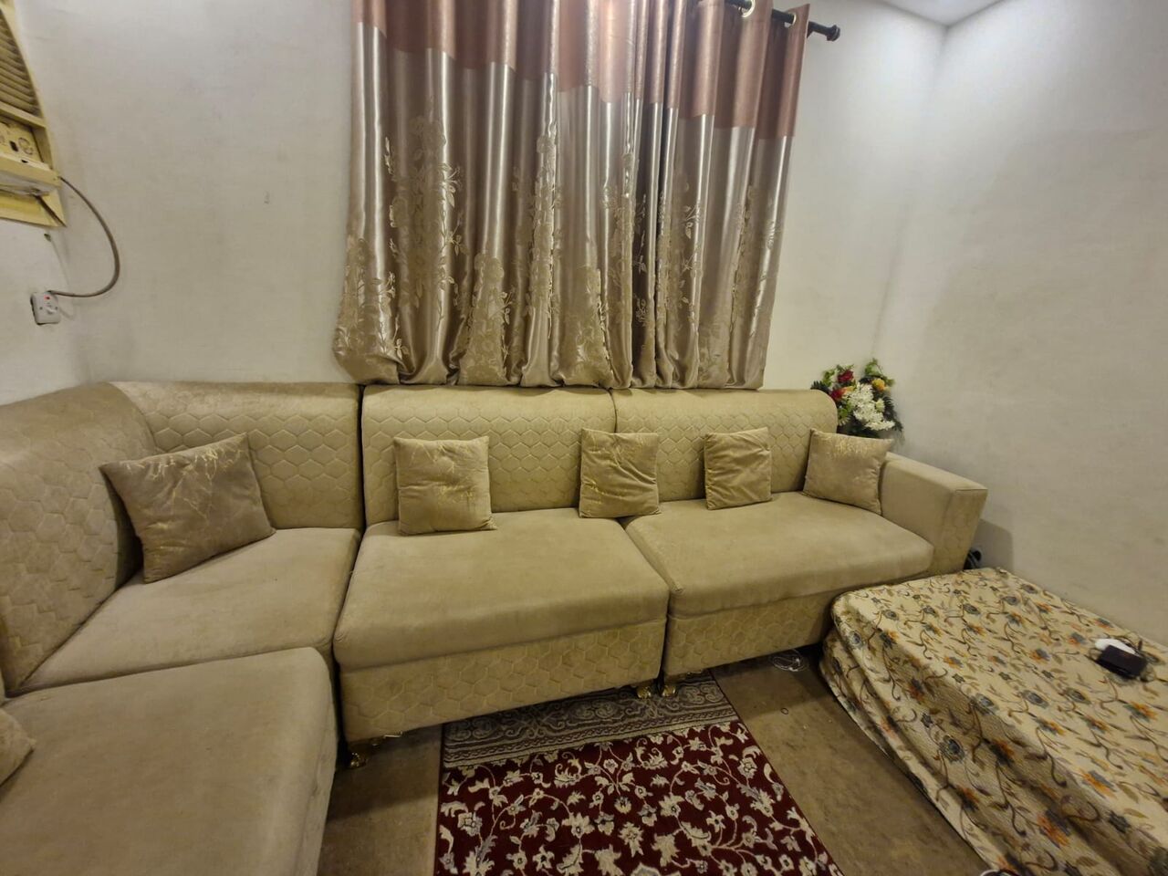 SAR 750 | 10-Seater Sofa with Cover for Sale
