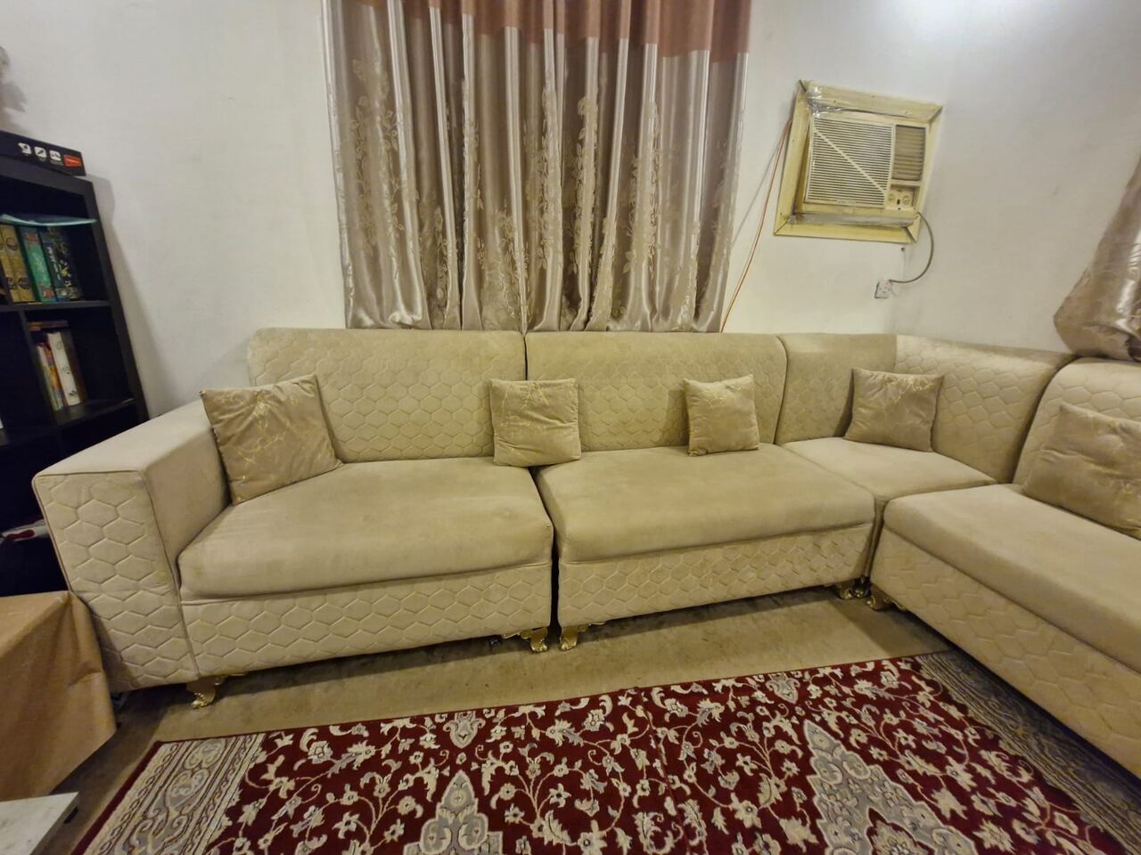 SAR 750 | 10-Seater Sofa with Cover for Sale