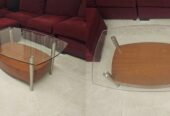 SAR 550 | Dining Table, Teapoy Table & 5 Wall Curtains | Urgent Sale