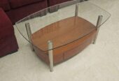 SAR 550 | Dining Table, Teapoy Table & 5 Wall Curtains | Urgent Sale