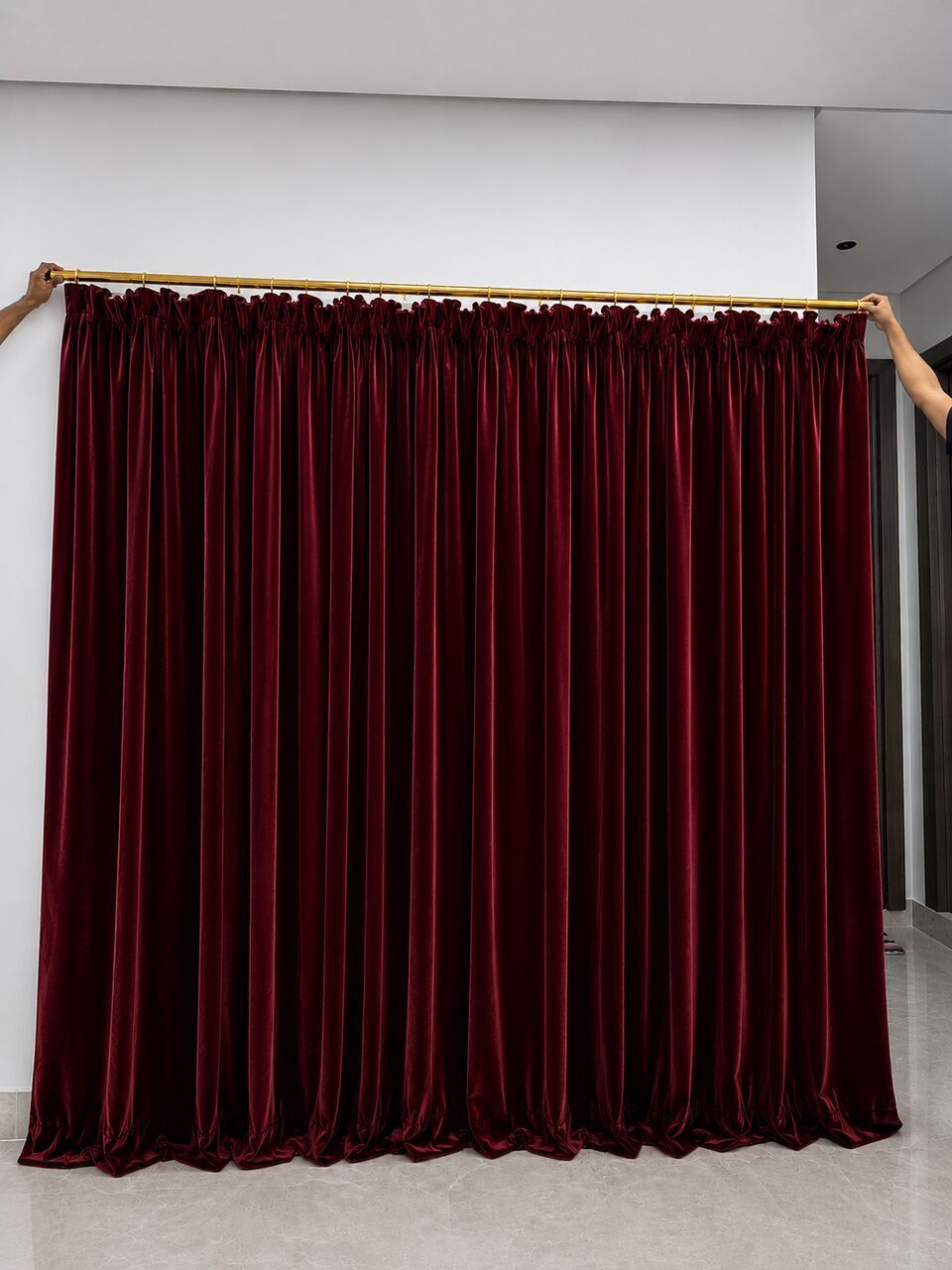 SAR 550 | Dining Table, Teapoy Table & 5 Wall Curtains | Urgent Sale