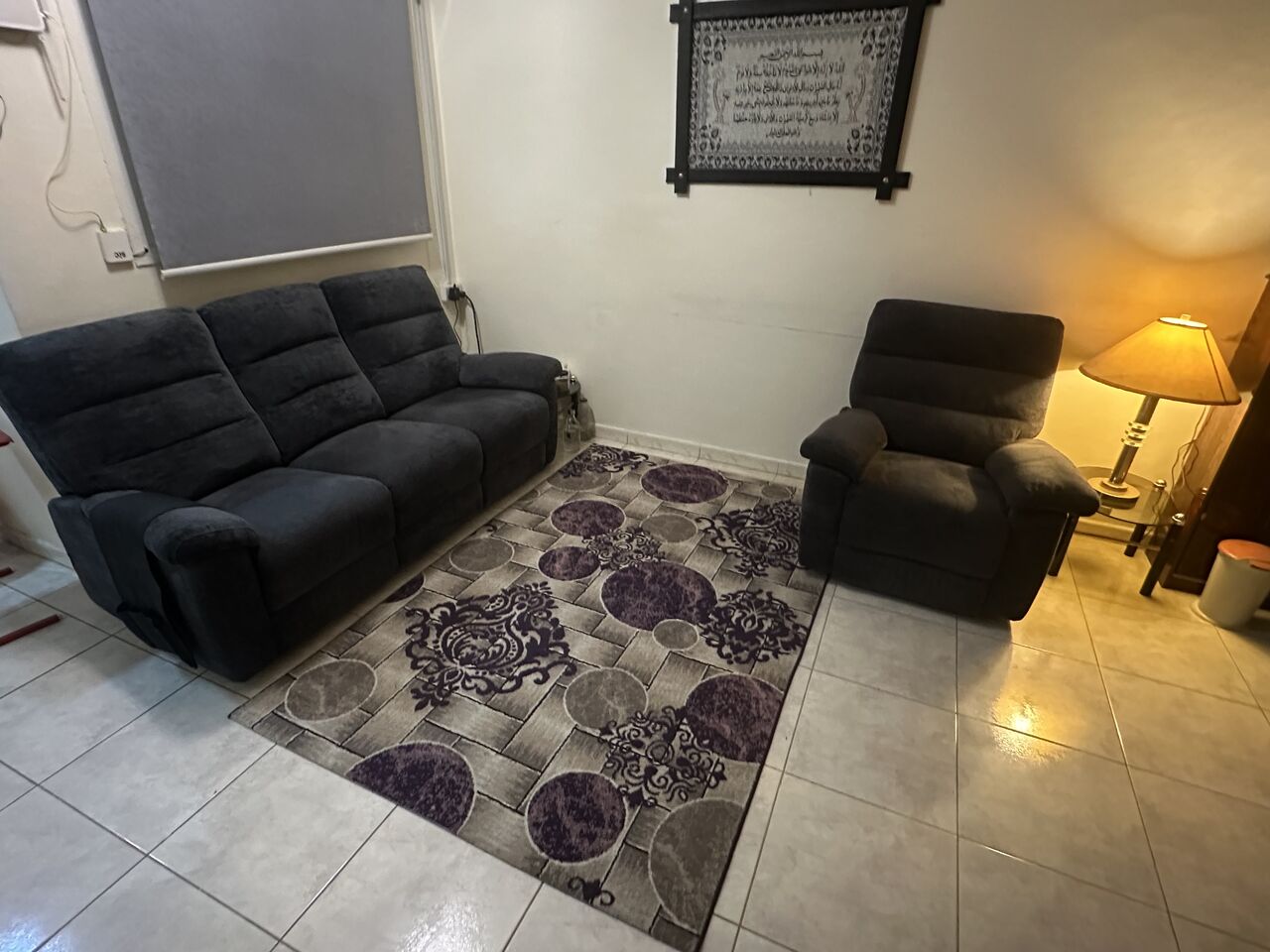 SAR 1,600 | Ashley 3+1 Seater Electric Recliner Sofa | Like New