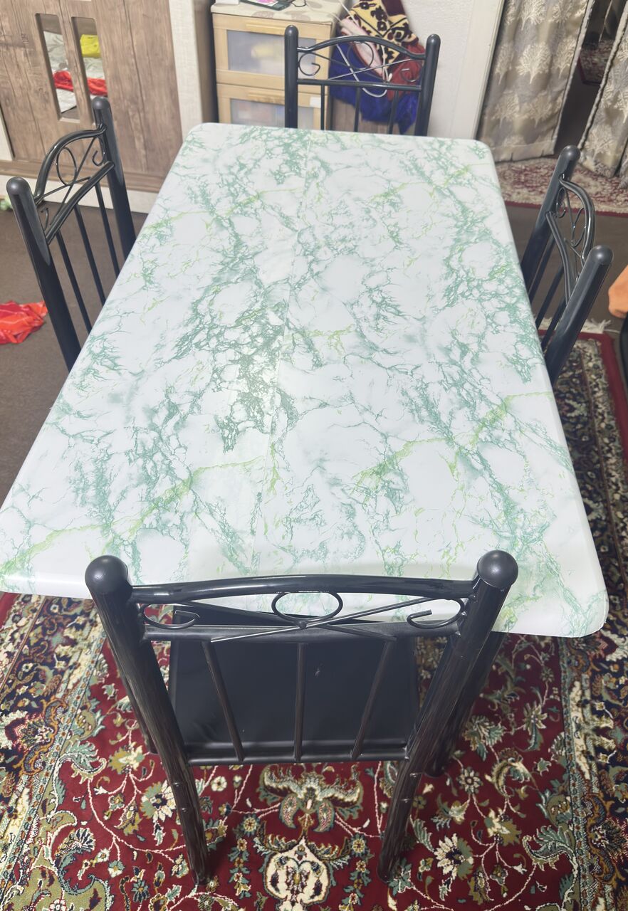 SAR 250 | Dining Table With 4 Chairs