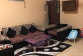 SAR 400 – 5-Seater Sofa Set with Cushions & Stylish Carpet Included Free