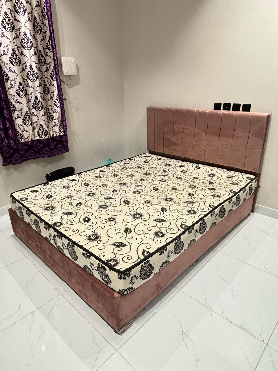 SAR 400 – Bed with Mattress for Sale