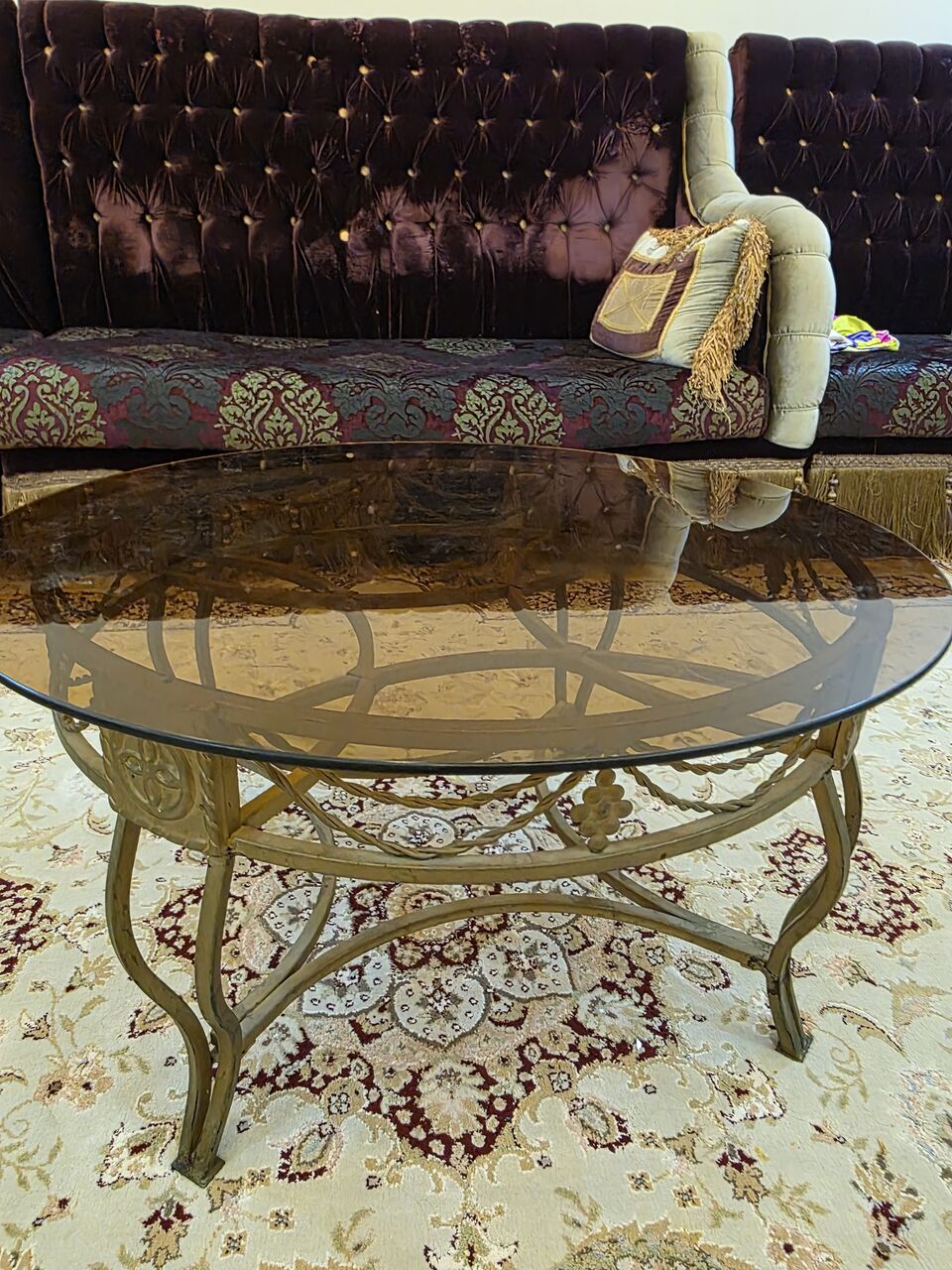 SAR 90 – Glass Round Table for Sale