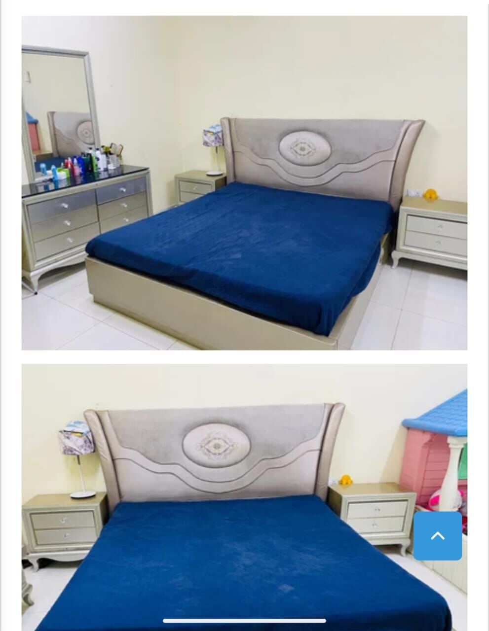 SAR 1,350 – Complete King-Size Bedroom Furniture Set