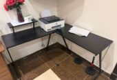 SAR 1,850 – Household Items for Sale: Desk, Wardrobe & Bed
